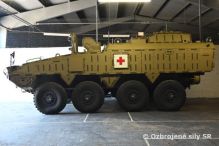 Prv Bojov obrnen vozidlo 8x8 Patria odovzdan Velitestvu vojenskho zdravotnctva